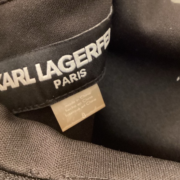 NWT Black Ruffle Karl Lagerfield dress 🖤👗 - Picture 9 of 14